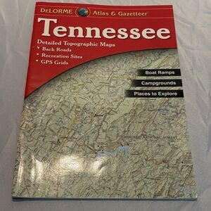 Tennessee Delorme Atlas and Gazetteer 2014 Paperback Map